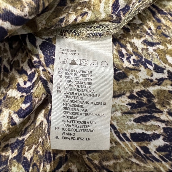 H&M Fit & Flare Spaghetti Strap Ruffle Dress Size 2 - Picture 6 of 7